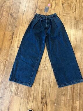 Levi’s Made & Crafted Wide Leg Dark Blue Denim Jeans